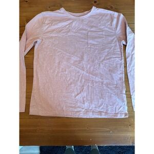 Threads 4 Thought Pink Long Sleeve Pocket Tee Shirt Size‎ 16